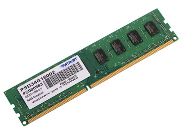 Оперативная память Patriot Desktop DDR3 1600МГц 4GB, PSD34G16002, RTL-0