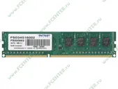 Модуль оперативной памяти 4ГБ DDR3 SDRAM Patriot "PSD34G16002"