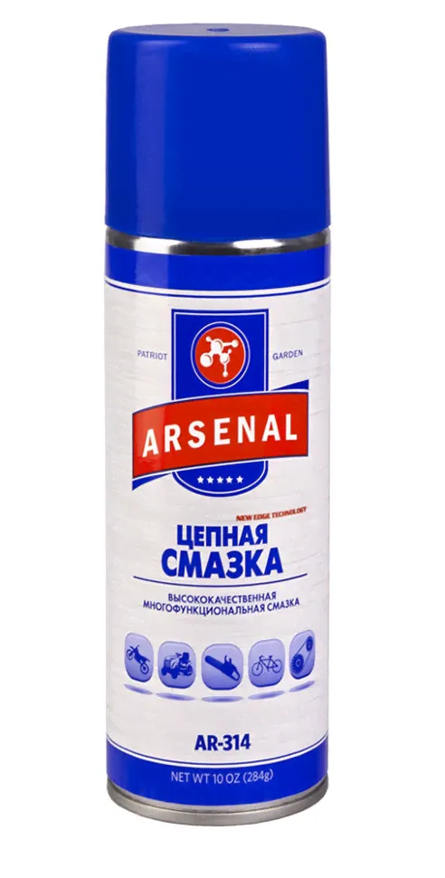 Смазка цепная PATRIOT Arsenal AR-314 аэрозоль 311g-0